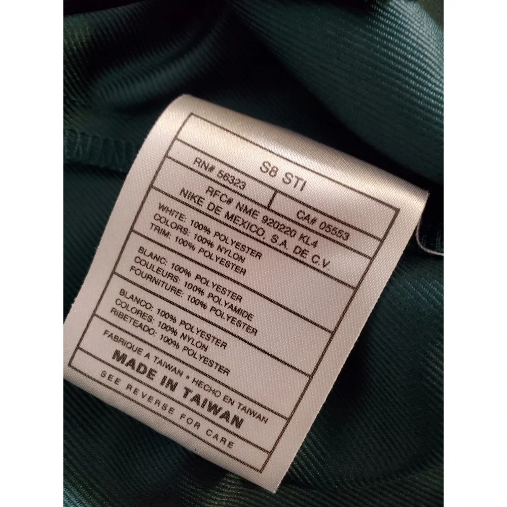 Vintage Nike Windbreaker Track Jacket Size M Full Zip Green Nike Logo 90s